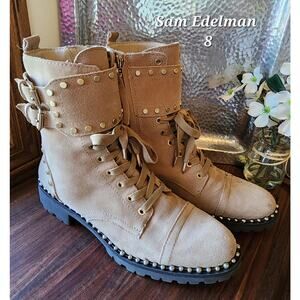Sam Edelman 
Camel Jennifer Lace Ups